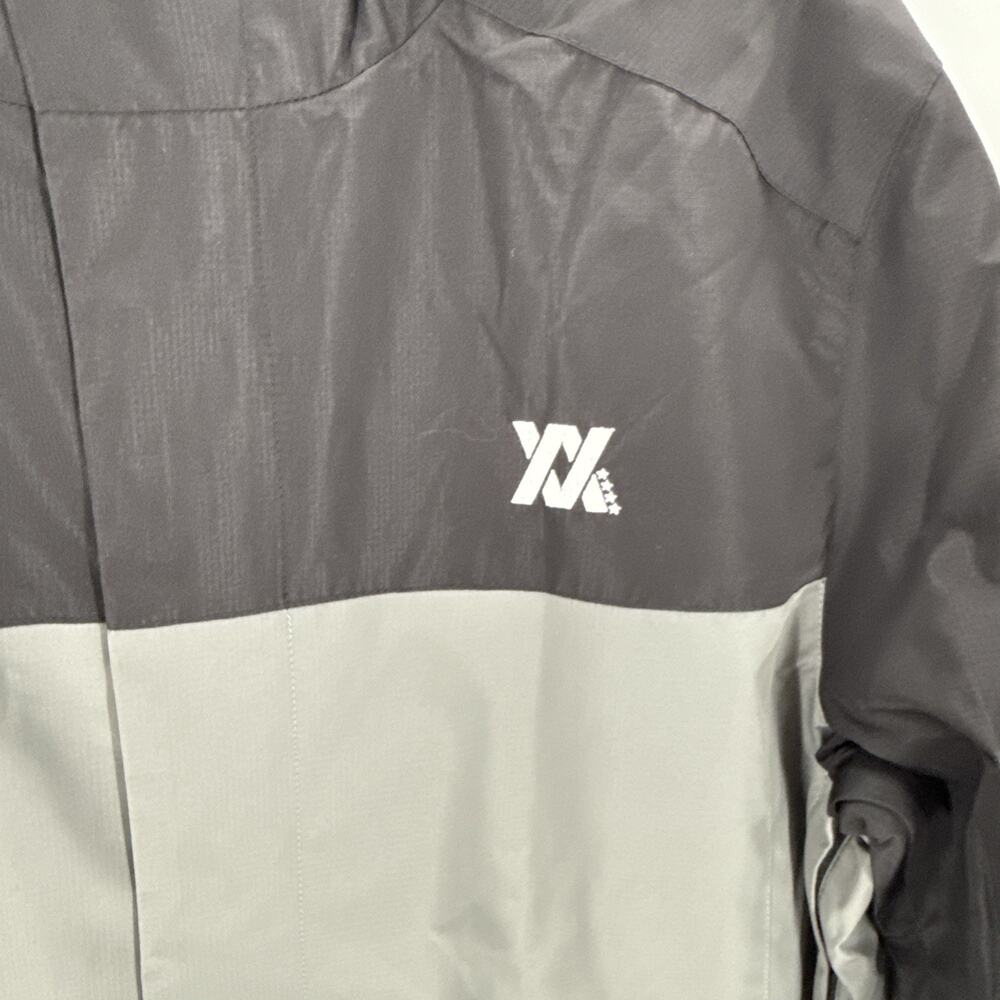 Dixxon Ground Up Hooded Tech Jacket Size L Tall Gray Black New - Picture 2 of 11